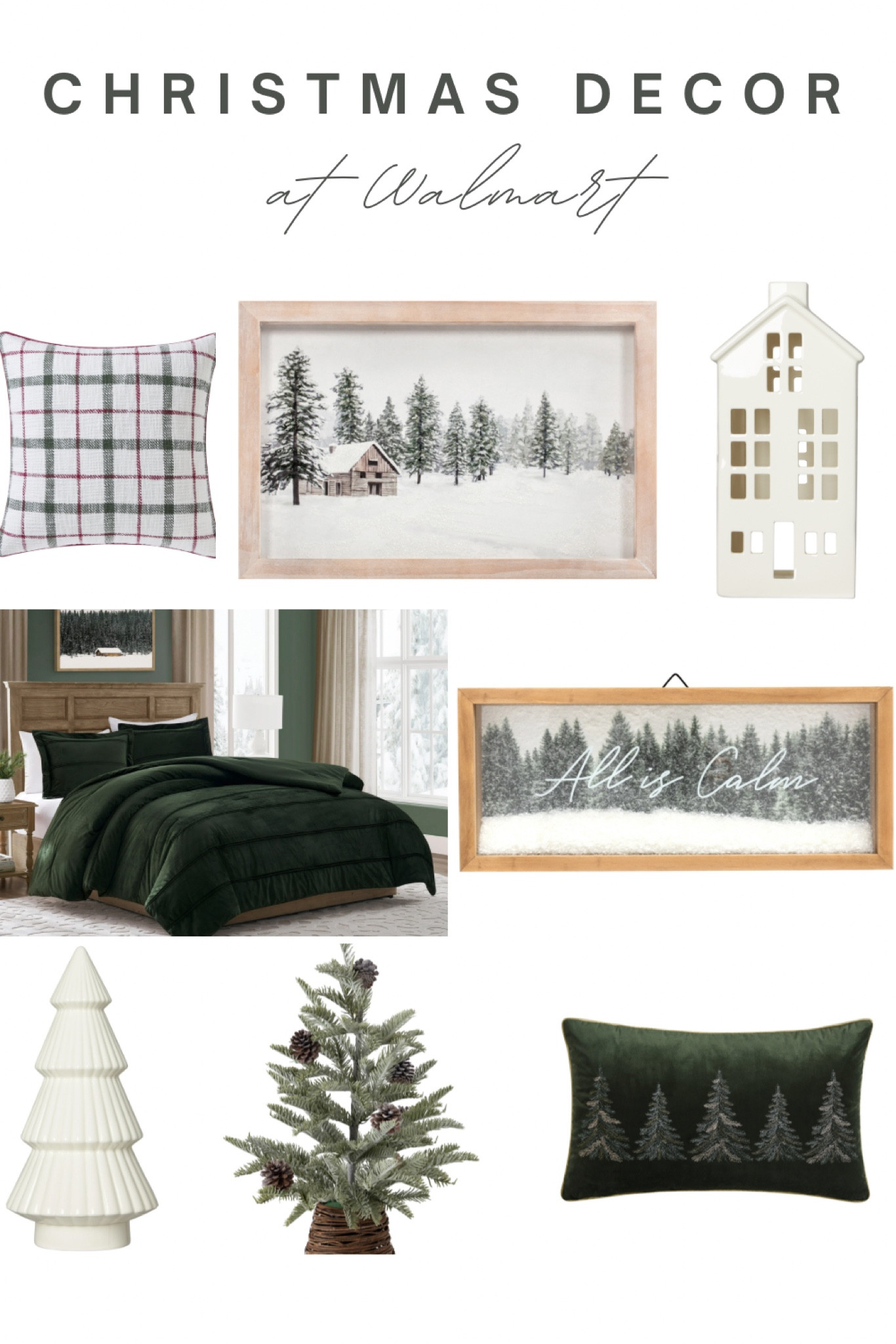 Walmart holiday home decor!  Loving this neutral but festive look! 🌲 Christmas | Christmas decor | Christmas decorations | Walmart 

#LTKHome #LTKHoliday #LTKSeasonal