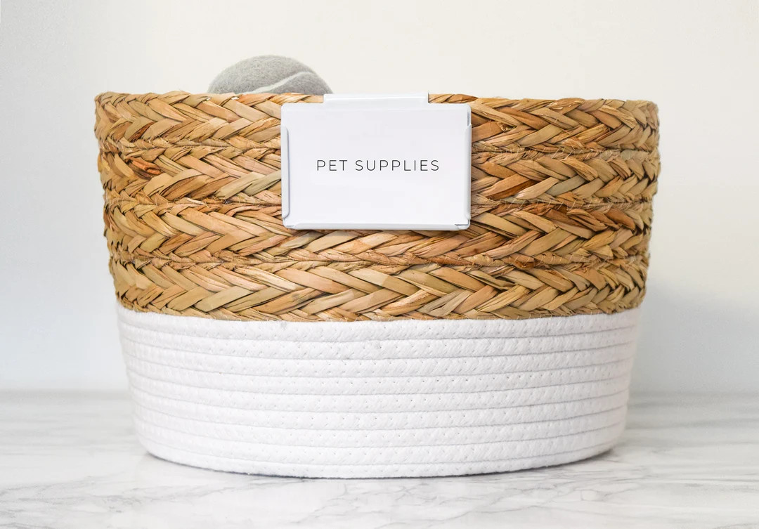 Minimalist Home Organization Labels for Bath Linen Closets - Etsy | Etsy (US)