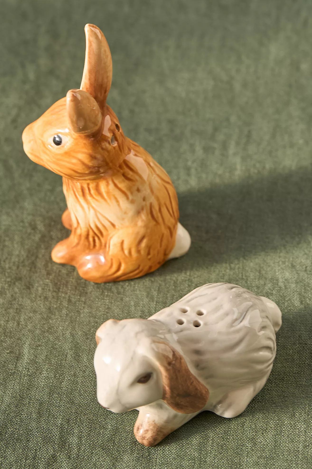 Canterbury Stoneware Salt & Pepper Shakers | Anthropologie (US)