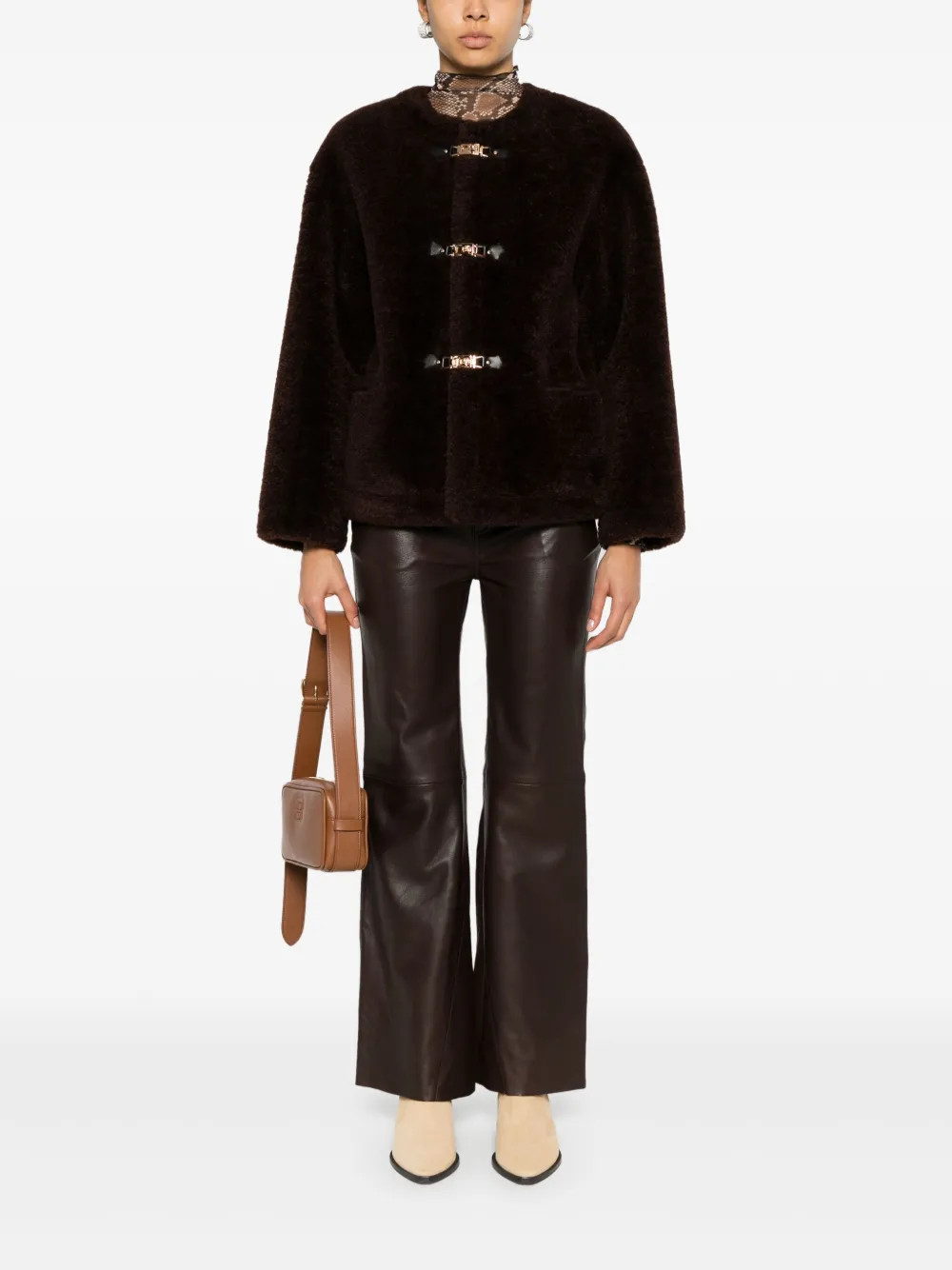 faux-fur coat | Farfetch Global