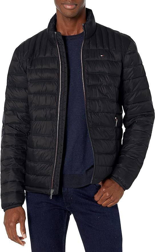 Tommy Hilfiger Men's Ultra Loft Lightweight Packable Puffer Jacket (Standard and Big & Tall) | Amazon (US)