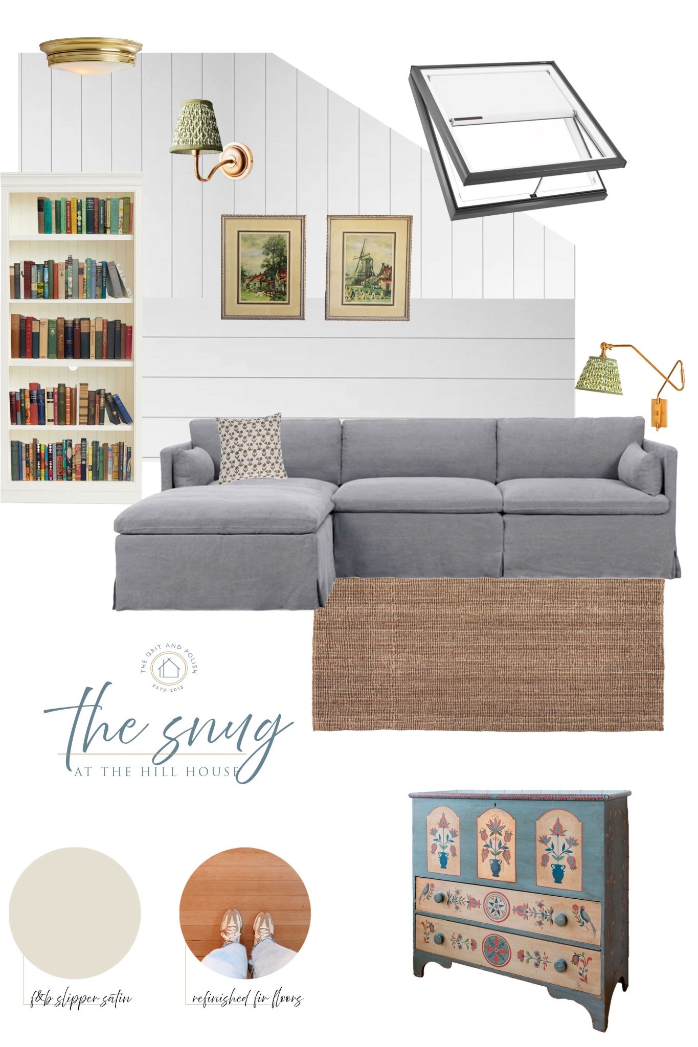 The snug at the Hill House

Not linked:
Single sconce is by Pooky (7” temple green shade)
Sofa is Gabriel by Sixpenny in lightweight linen (ink)
Dresser was found on FBMP
Art is vintage from my great grandmother 

#LTKHome