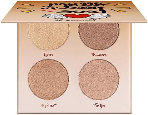 Highlighter Palette，Highlighter Makeup Palette, Glow Bronzer Highlighter Powder Kit,Face illuminator | Amazon (US)