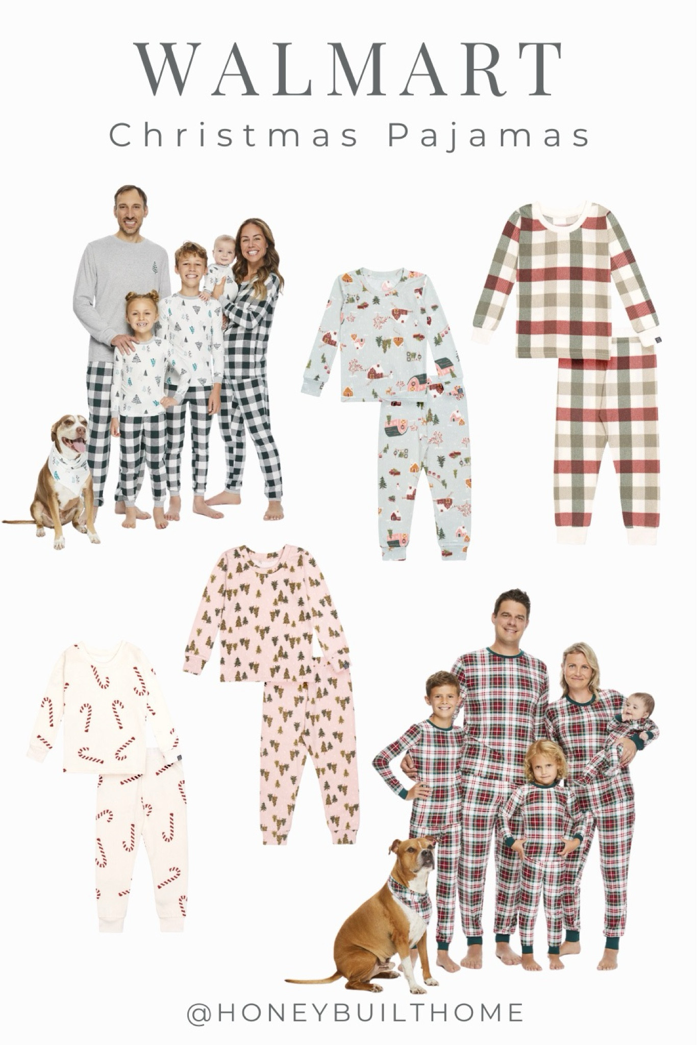 Walmart Christmas Pajamas for the whole family! 🎄 #walmartpartner #walmartfashion @walmartfashion 

#LTKKids #LTKFamily #LTKSeasonal