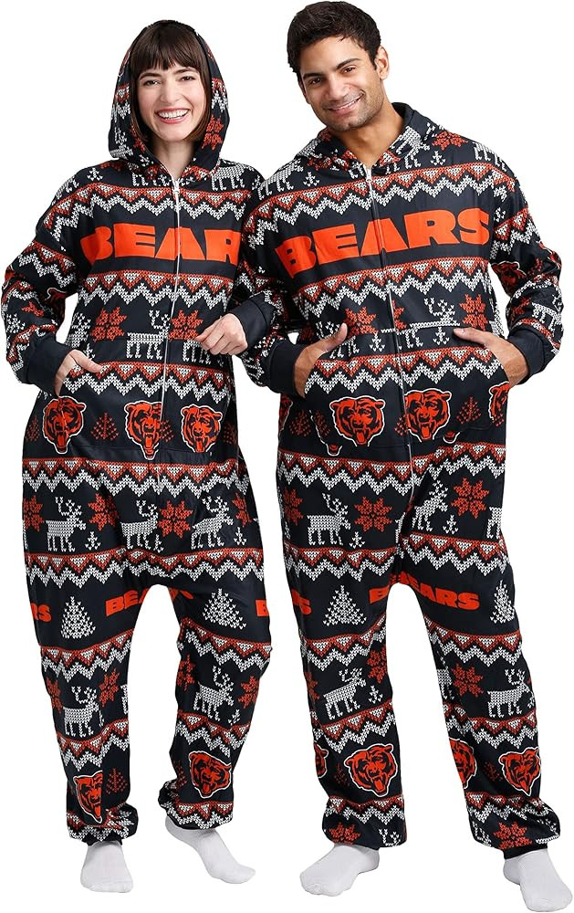 FOCO NFL Team Logo Pajamas One Piece Onsie | Amazon (US)