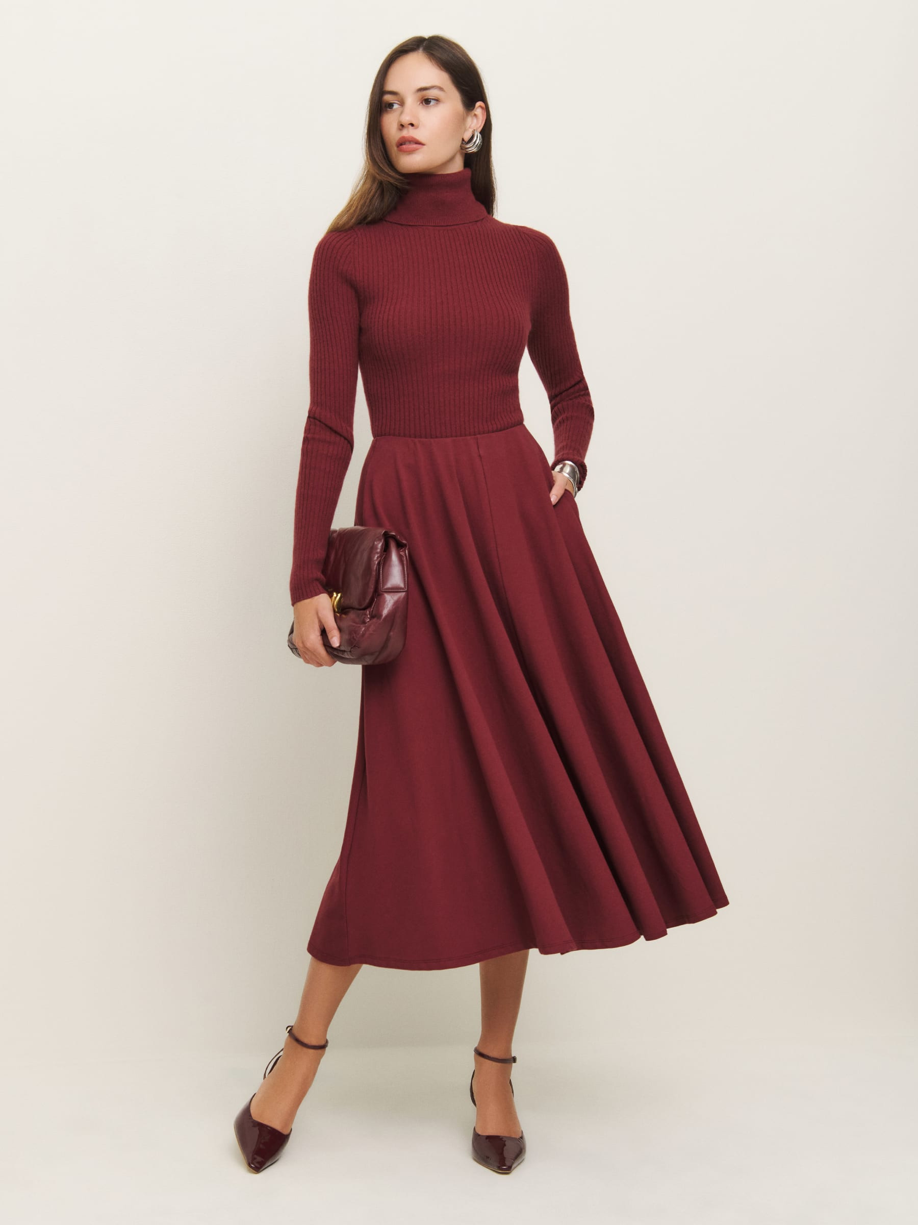 Esti Knit Skirt | Reformation (Global)