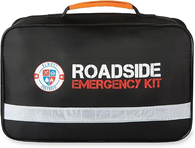 Always Prepared Premium 125 Piece Roadside Emergency Assistance Kit with Jumper Cables - All-in-O... | Amazon (US)