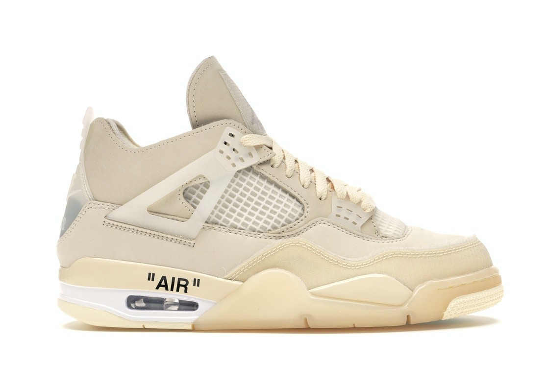 Jordan 4 Retro Off-White Sail (W) | StockX