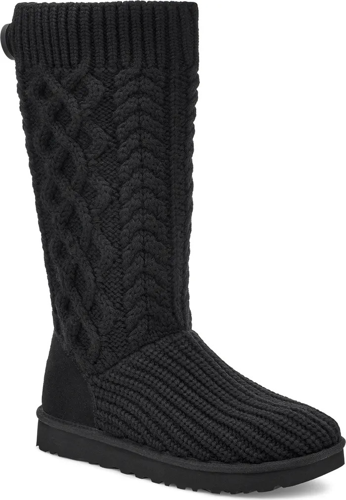 Classic Cardy Cable Knit Boot (Women) | Nordstrom