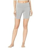 Jockey Women's Bike Short with Wide Waistband Shorts, Light Grey Melange - 07100, Medium | Amazon (US)
