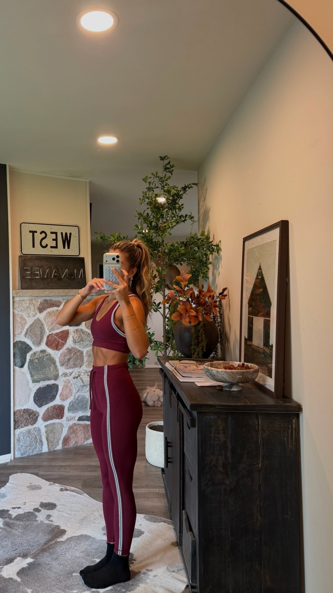 wearing a size 2 legging & xs bra