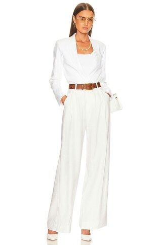 NONchalant Label Fabi Wide Leg Pant in White from Revolve.com | Revolve Clothing (Global)