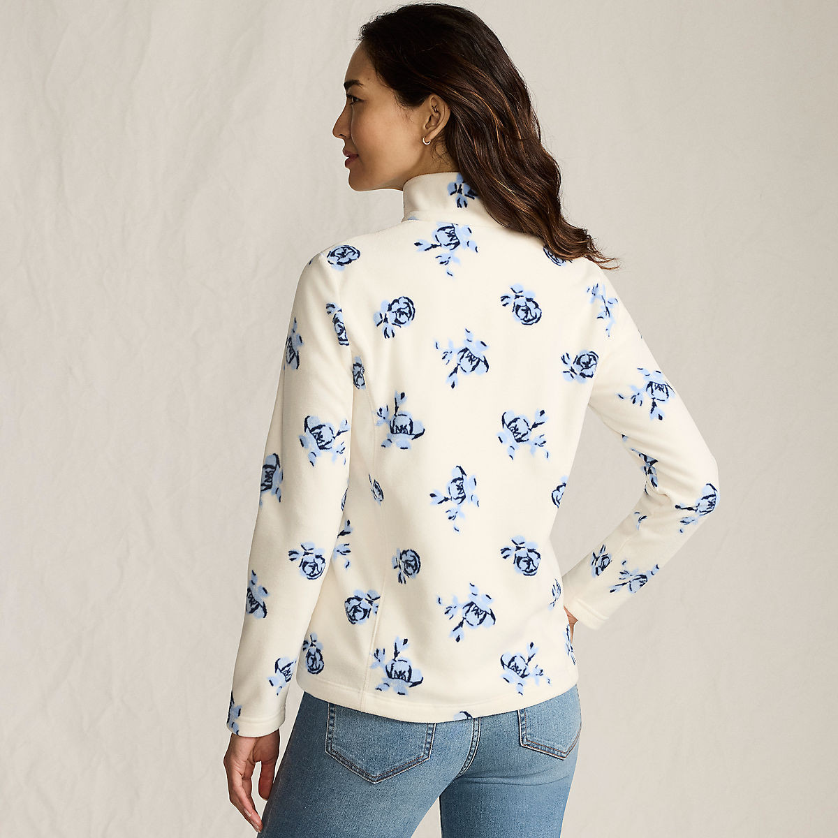 Anyweather Fleece Quarter Zip Pullover | Lands' End (US)