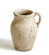 LB2 Rustic Ceramic Vase, 8.3" Tall Zen Style vase, Terra Cotta Pitcher Vase, Distressed Farmhouse... | Amazon (US)