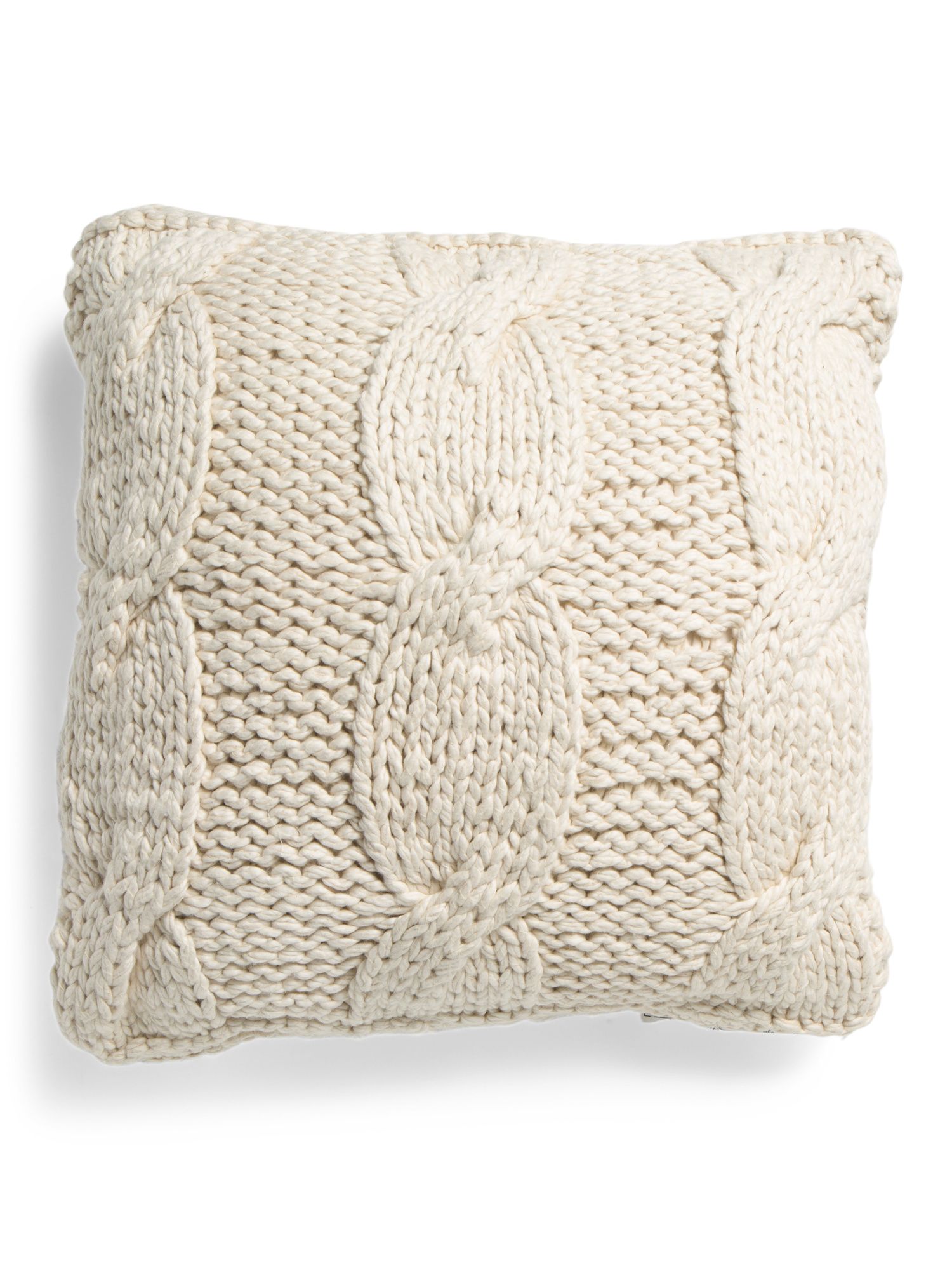 20x20 Cable Knit Pillow | TJ Maxx