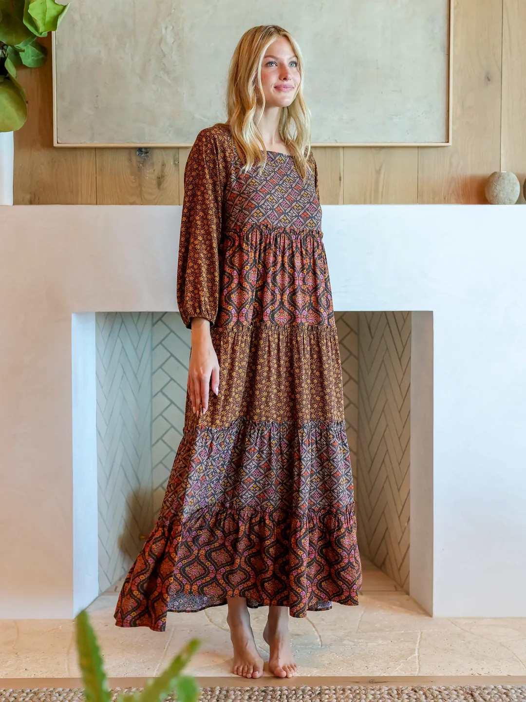 Berkley Long Sleeve Maxi Dress | Natural Life