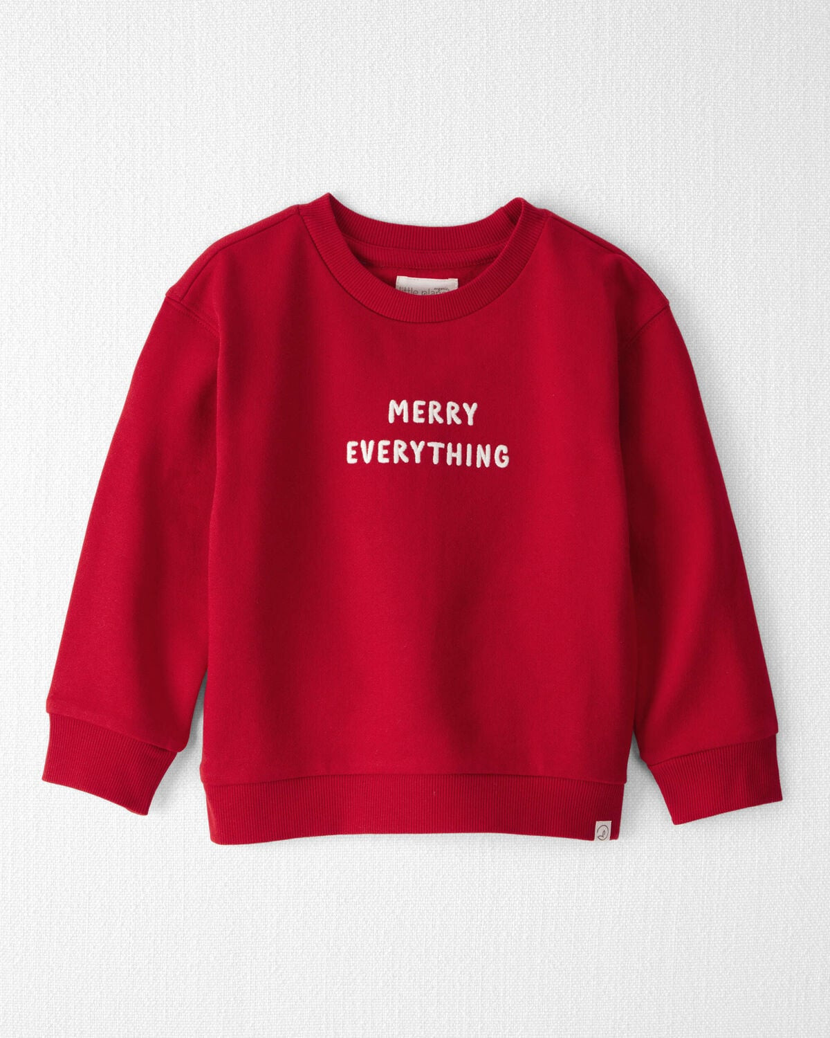 Toddler 'Merry Everything' Fleece Sweatshirt Made with Organic Cotton | Carter's Inc