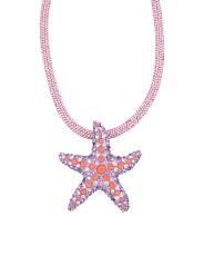 Mermaid Jewels Starfish Cord Necklace | TJ Maxx
