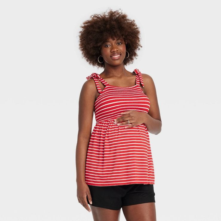 Tie Strap Maternity Tank Top - Isabel Maternity by Ingrid & Isabel™ | Target