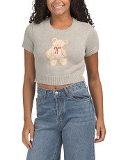 Short Sleeve Bear Sweater | Juniors | Marshalls | Marshalls