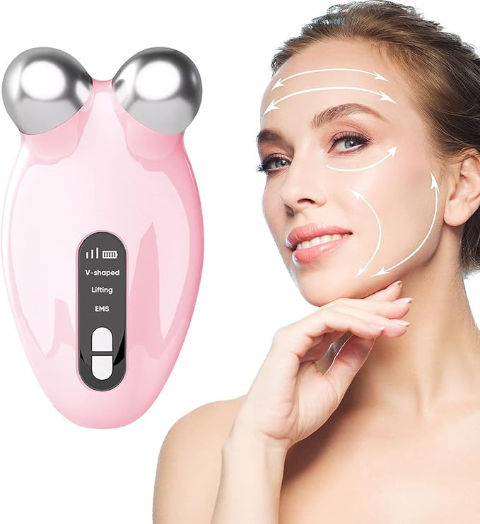 Microcurrent Facial Device, USB Rechargeable Face Massager for Anti Aging and Wrinkle, Intelligen... | Amazon (US)