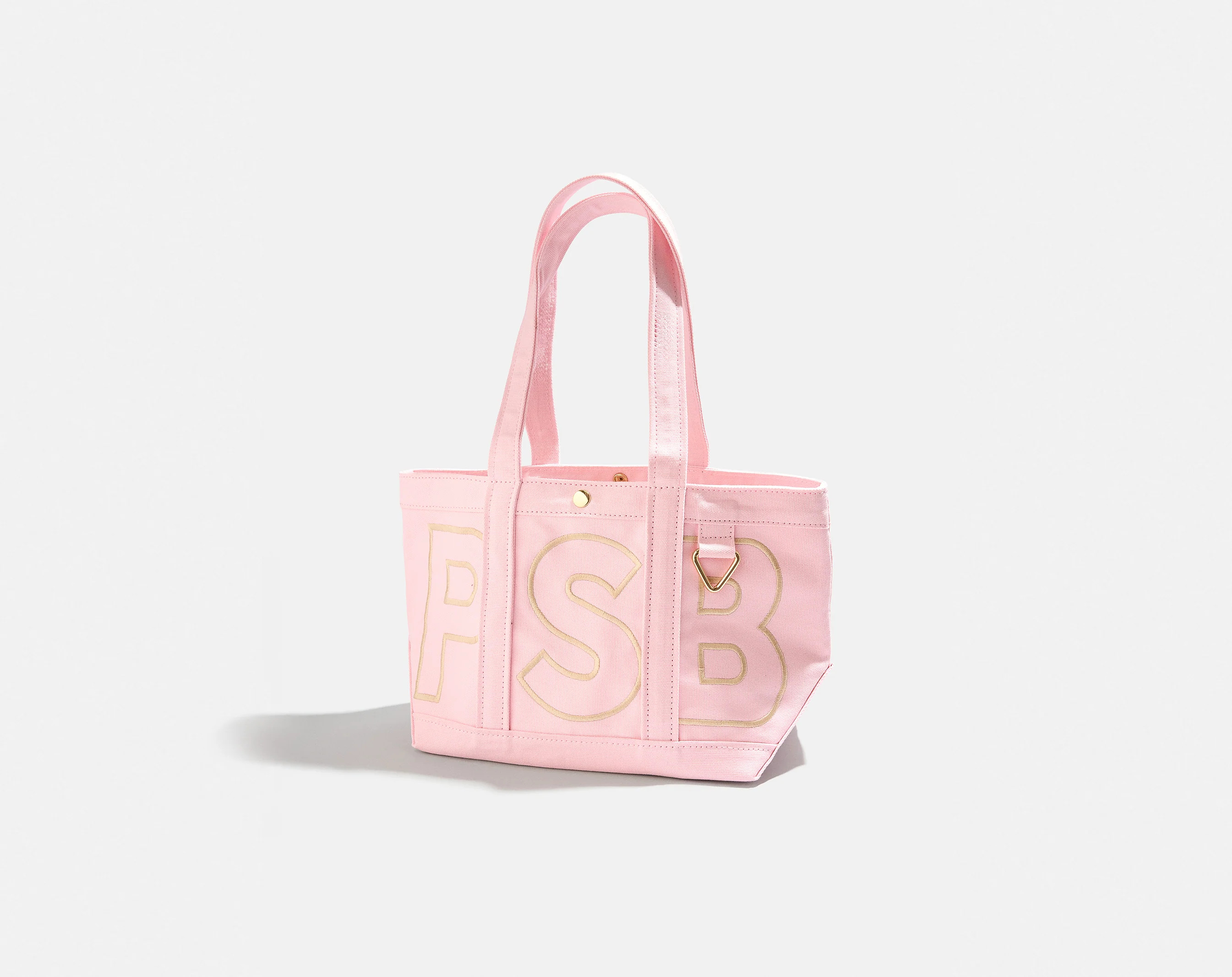 Solid Custom Alpha Tote - Soft Pink | BaubleBar