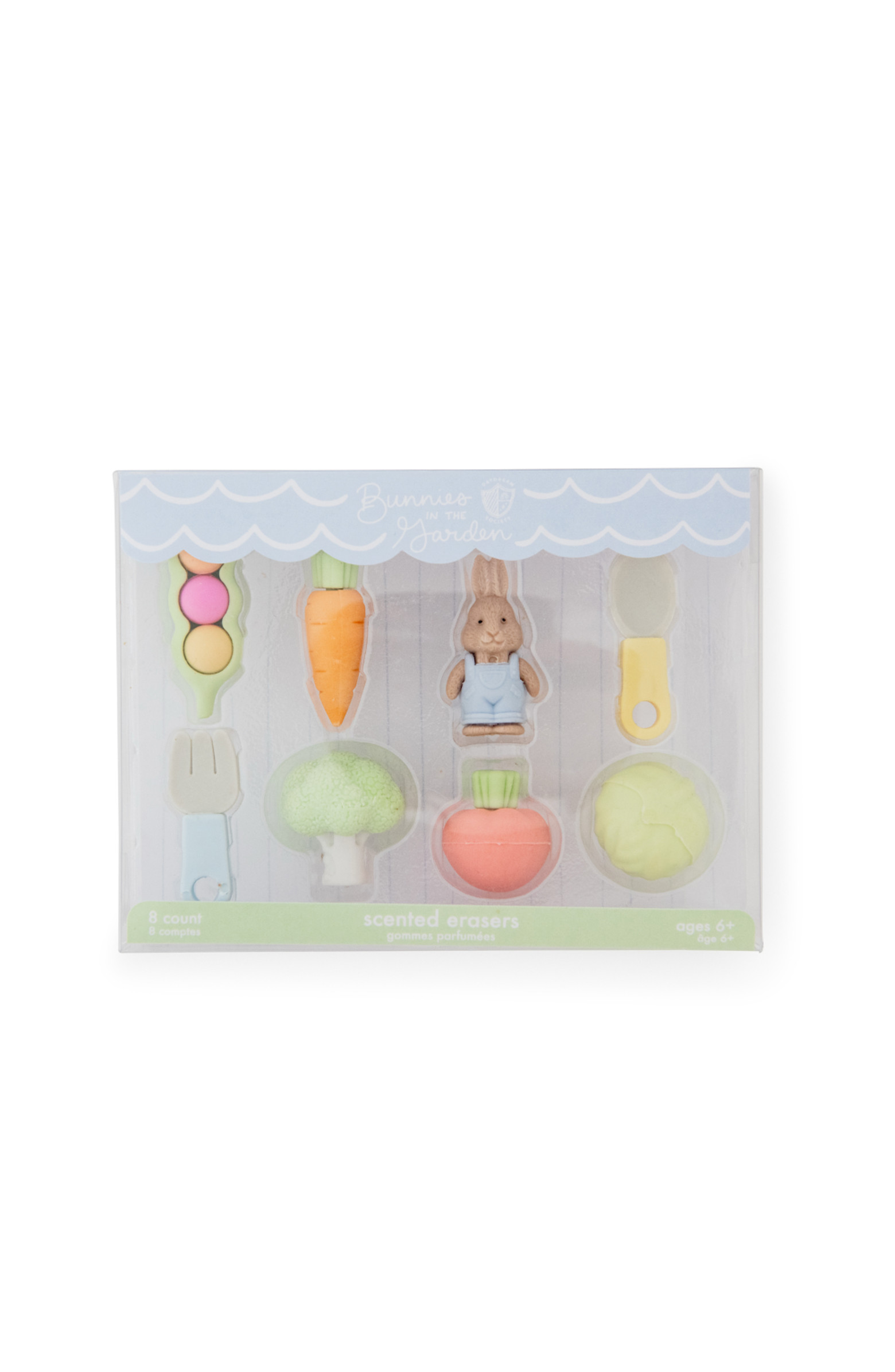 Bunnies In The Garden  Eraser Set | Nordstrom