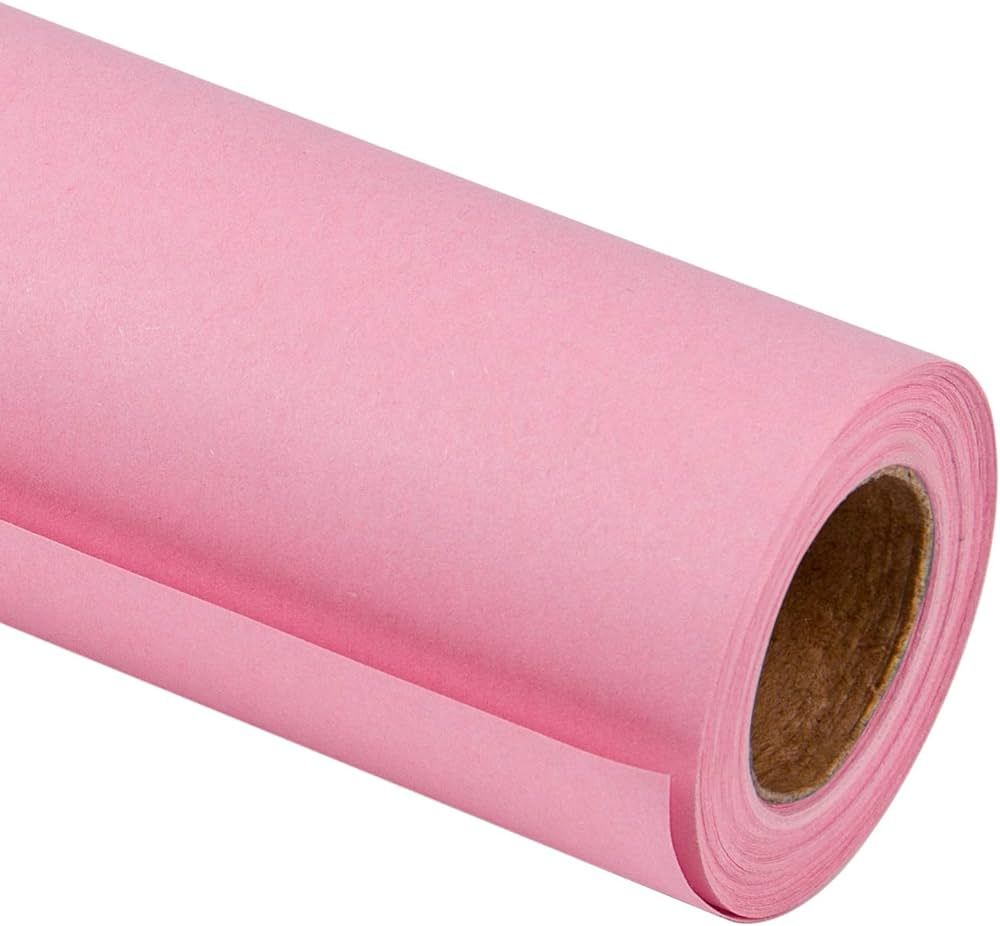 RUSPEPA Kraft Paper Roll - 17.5 inches x 32.8 feet - Recyclable Paper Perfect for Wrapping, Craft... | Amazon (US)