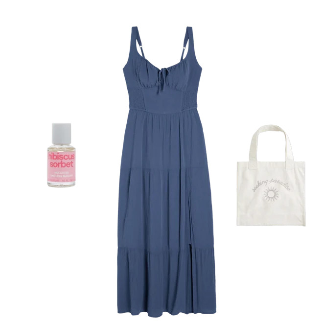 Women's Hollister Sofia Side-Smocked Maxi Dress | Women's Dresses & Rompers | HollisterCo.com | Hollister (US)