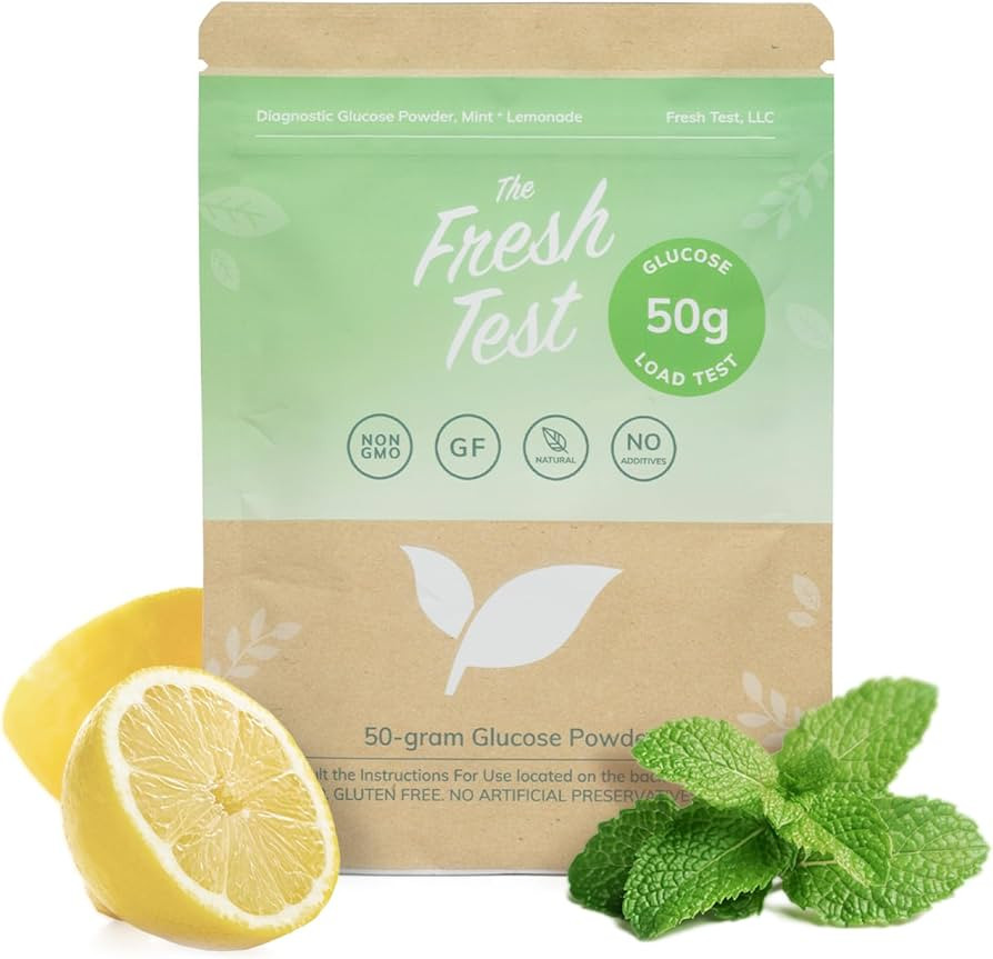 The Fresh Test, 50-gram Powder Drink Mix | Additive-Free, Non-GMO, Organic Ingredients | Mint Lem... | Amazon (US)