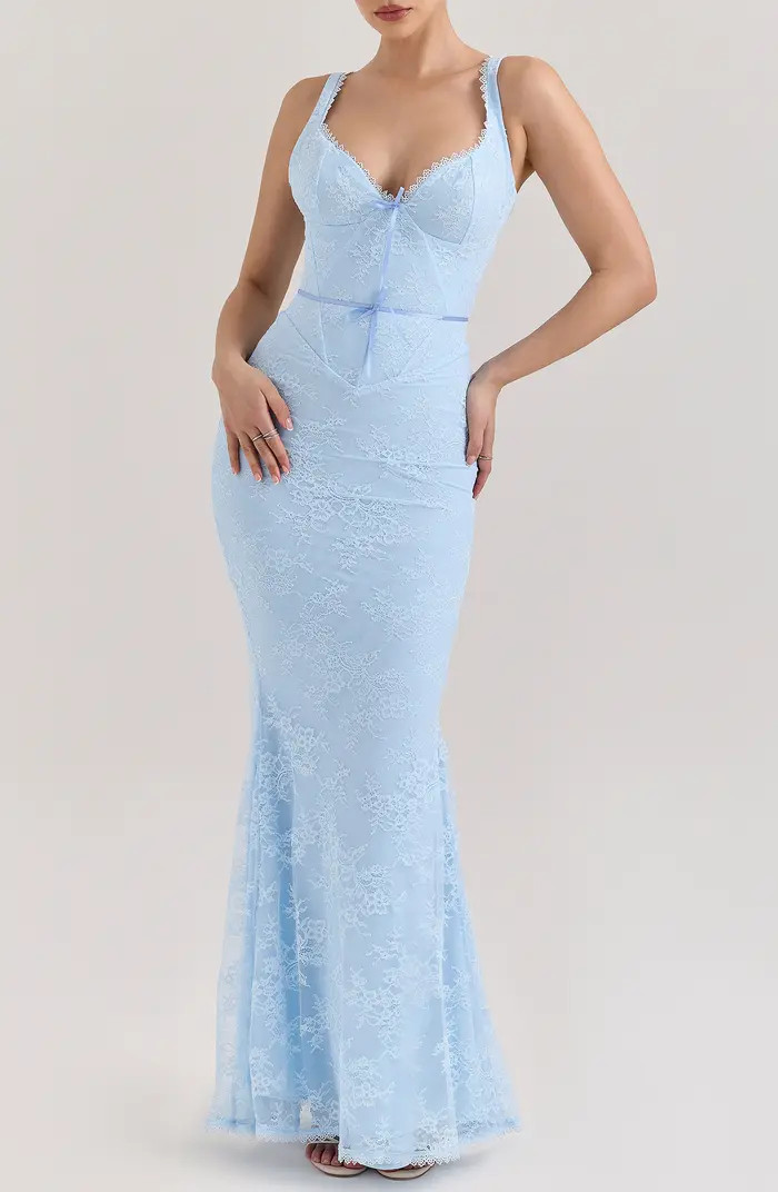 Sara Lace Mermaid Gown | Nordstrom