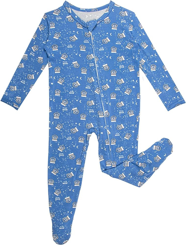 Baby Long Sleeve Rayon of Bamboo Footie Pajamas Toddler Boys And Girls Sleepers | Amazon (US)