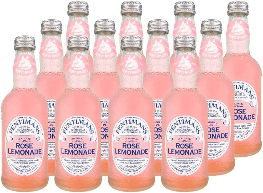 Fentimans Sparkling Rose Lemonade - Botanically Brewed Lemonade, Sparkling Pink Lemonade, Craft S... | Amazon (US)