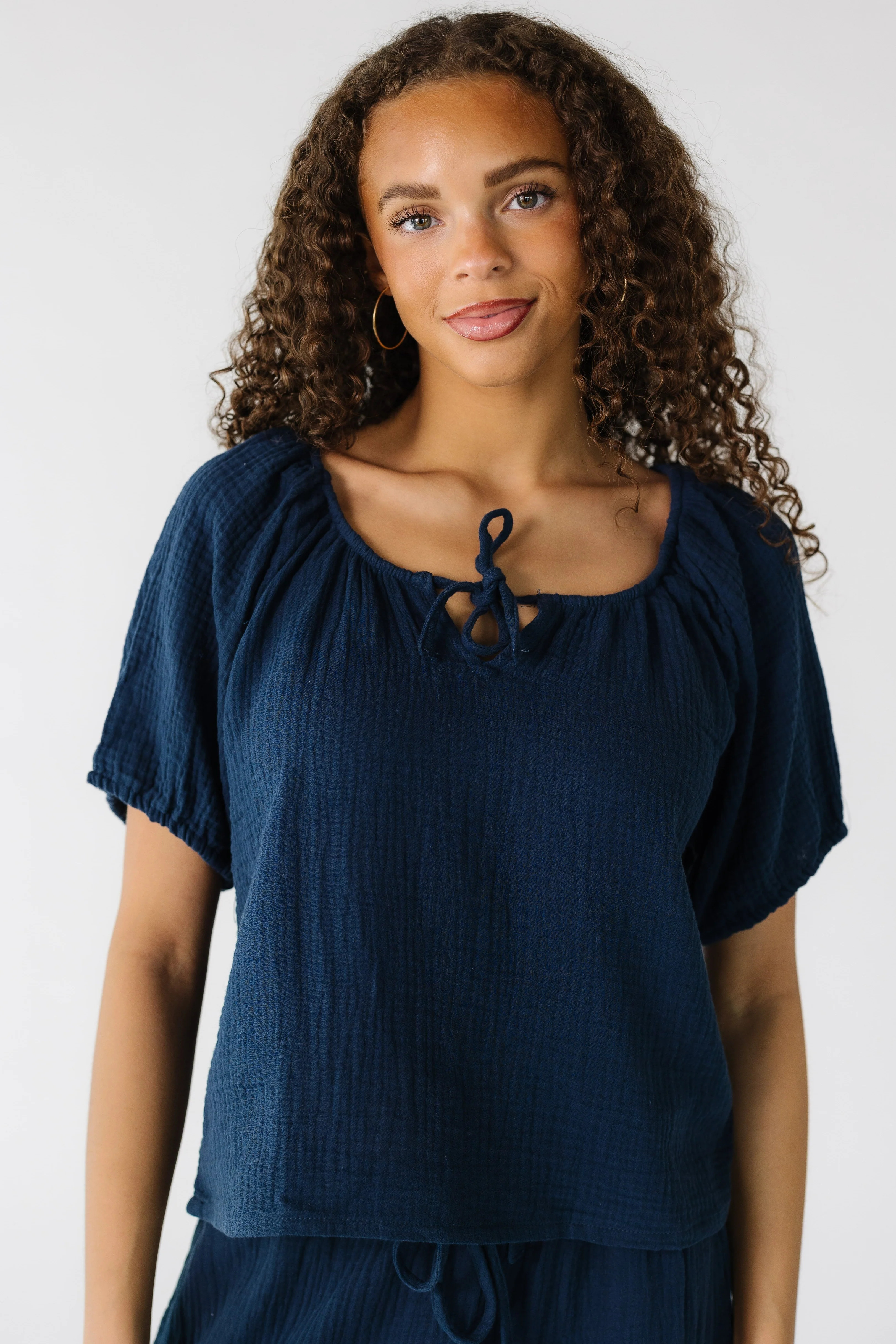 Brass & Roe Millie Gauze Top | Called To Surf