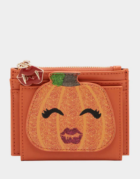 KITSCH PUMPKIN WALLET ORANGE | Betsey Johnson