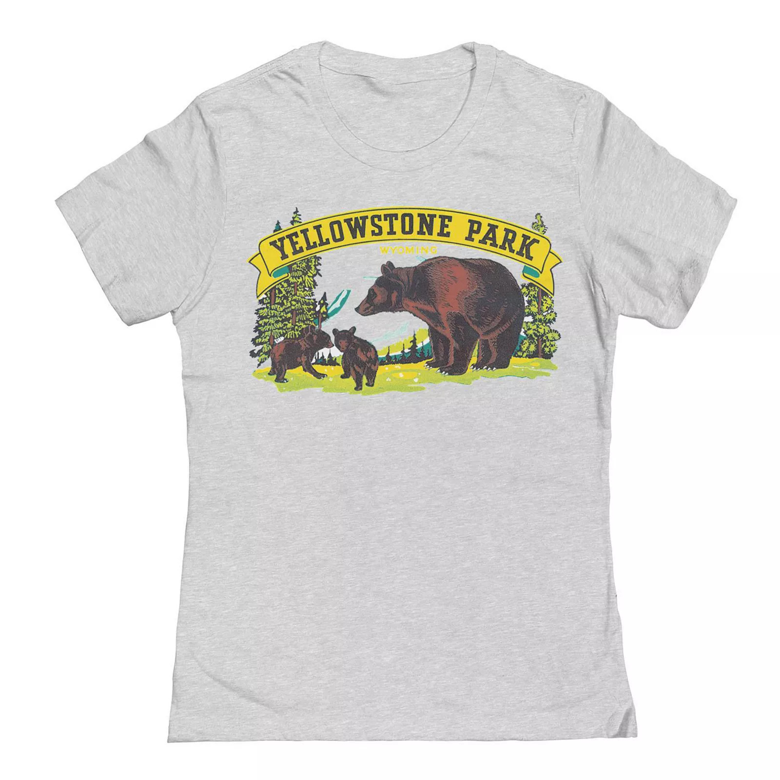 Junior's Yellowstone Park Graphic Tee, Girl's, Size: XXL, Grey Gray | Kohl's