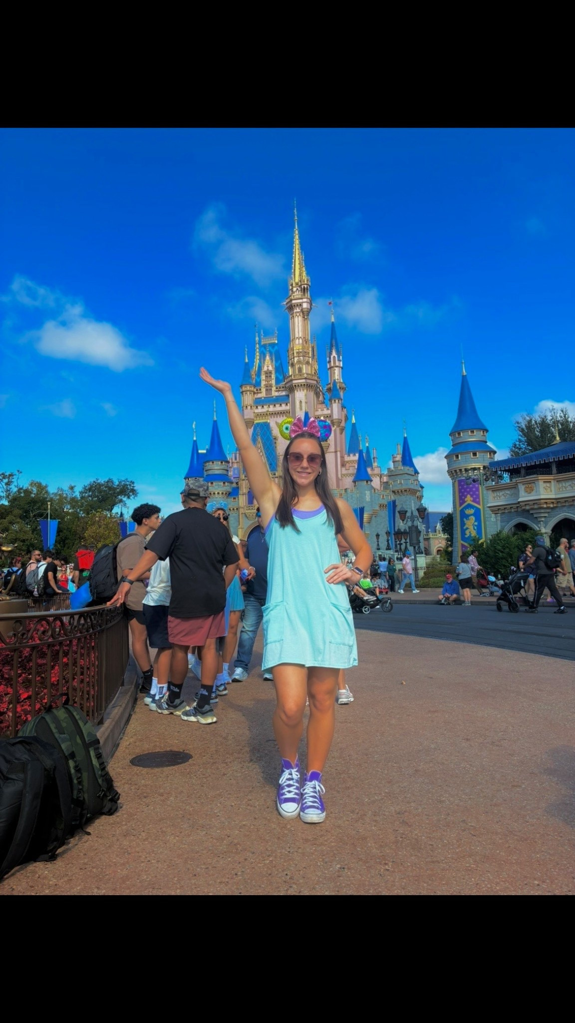 Disney outfit 💜🩵💜 

#LTKFindsUnder50 #LTKmomlife #LTKootd