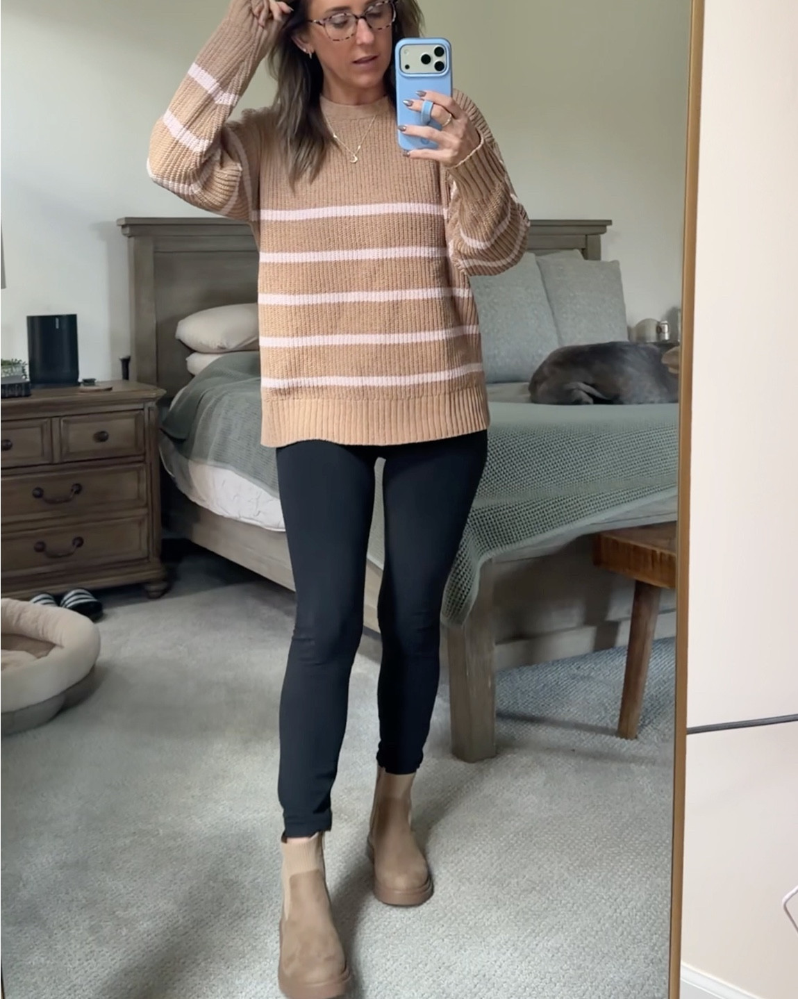 Obsessed with this sweater! It’s sooo soft. Wearing a size small. The Chelsea boots are so comfortable! True to size. I can’t stop wearing the barn coat!! Perfect midweight jacket 

#LTKShoeCrush #LTKPetite