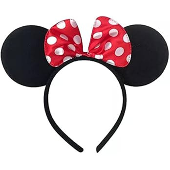 Mickey Mouse Ears Headband Minnie Mouse Ears for Minnie Mouse Costume for Mickey Mouse Ears for Mick | Amazon (US)