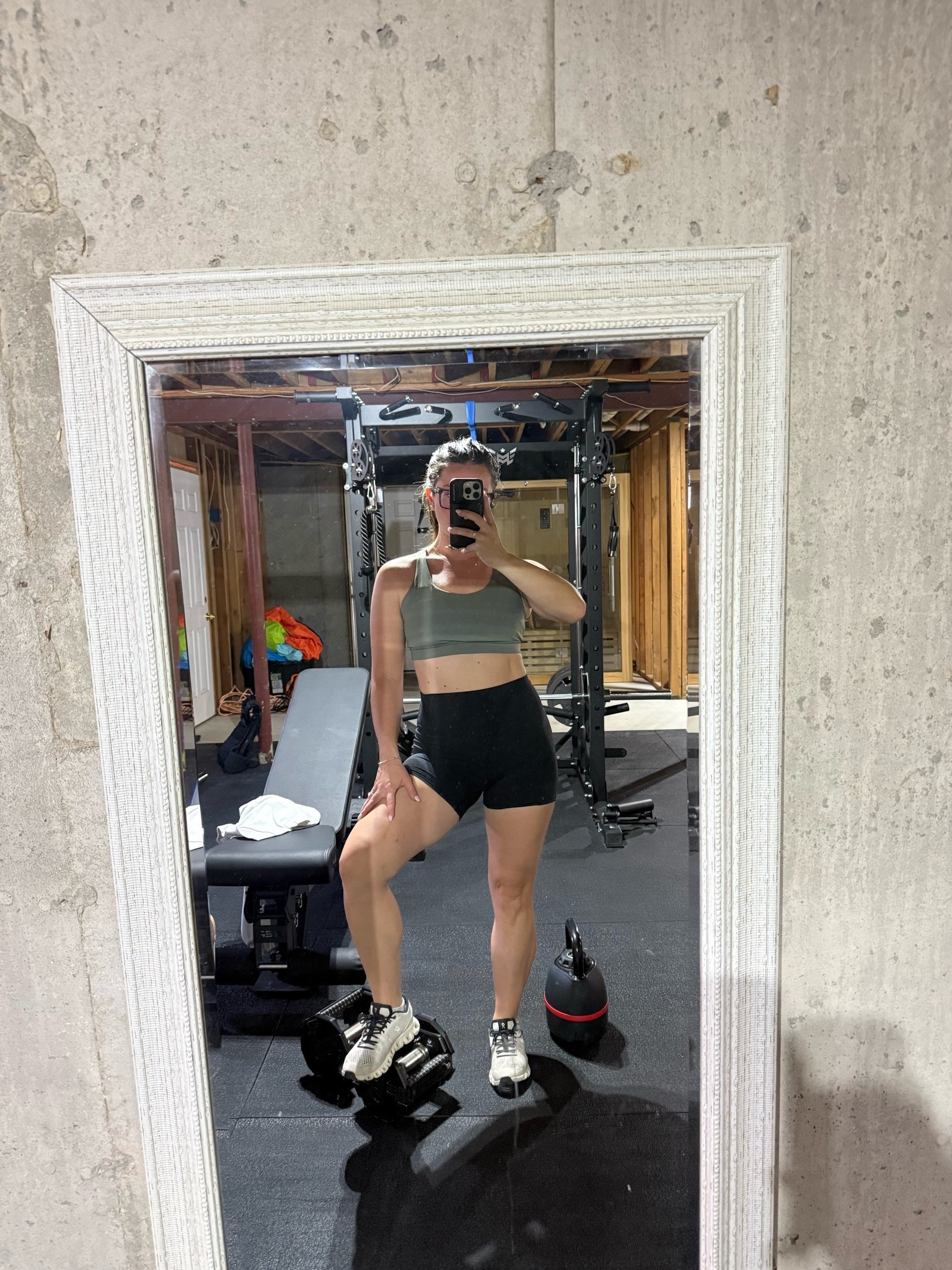 Favorite workout shorts on sale from Abercrombie. They don’t get tight on your thighs - wearing size medium

#LTKootd #LTKActive #LTKmomlife