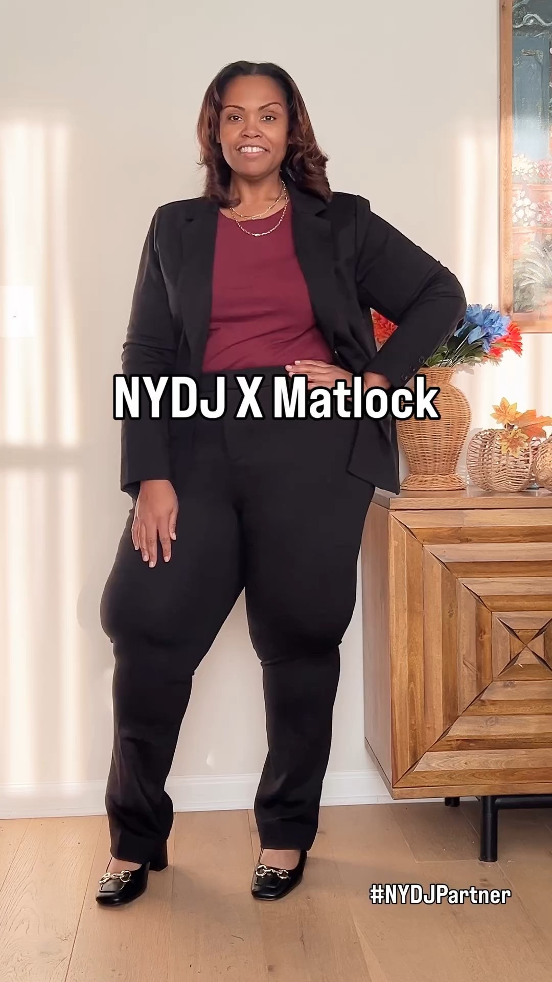 #nydjpartner Power. Confidence. Perfect Fit. ✨
I’m partnering with @nydj to celebrate women who lead with confidence, just in time for the premiere of #Matlock, starring the incredible Kathy Bates, returning October 12 on CBS and Paramount+.
From classic blazers to curve-sculpting denim, NYDJ’s styles are made to flatter every shape and move with you on duty, off duty, and every moment in between.
Because when the fit is right, you can take on anything. 💙
Don’t forget to save, share, or tag a friend who would love these looks💕Follow @sherradanielle for more outfit ideas.
•
•
•
#NYDJ #FitIsEverything #Matlock #FallStyle #PlusSizeFashion #plussizefallfashion #fallworkwear #falloutfitinspo #fallfridayfit #jeansandblazer #over40style #businesscasualoutfit #plussizestyleover40

#LTKOver40 #LTKPlusSize #LTKWorkwear