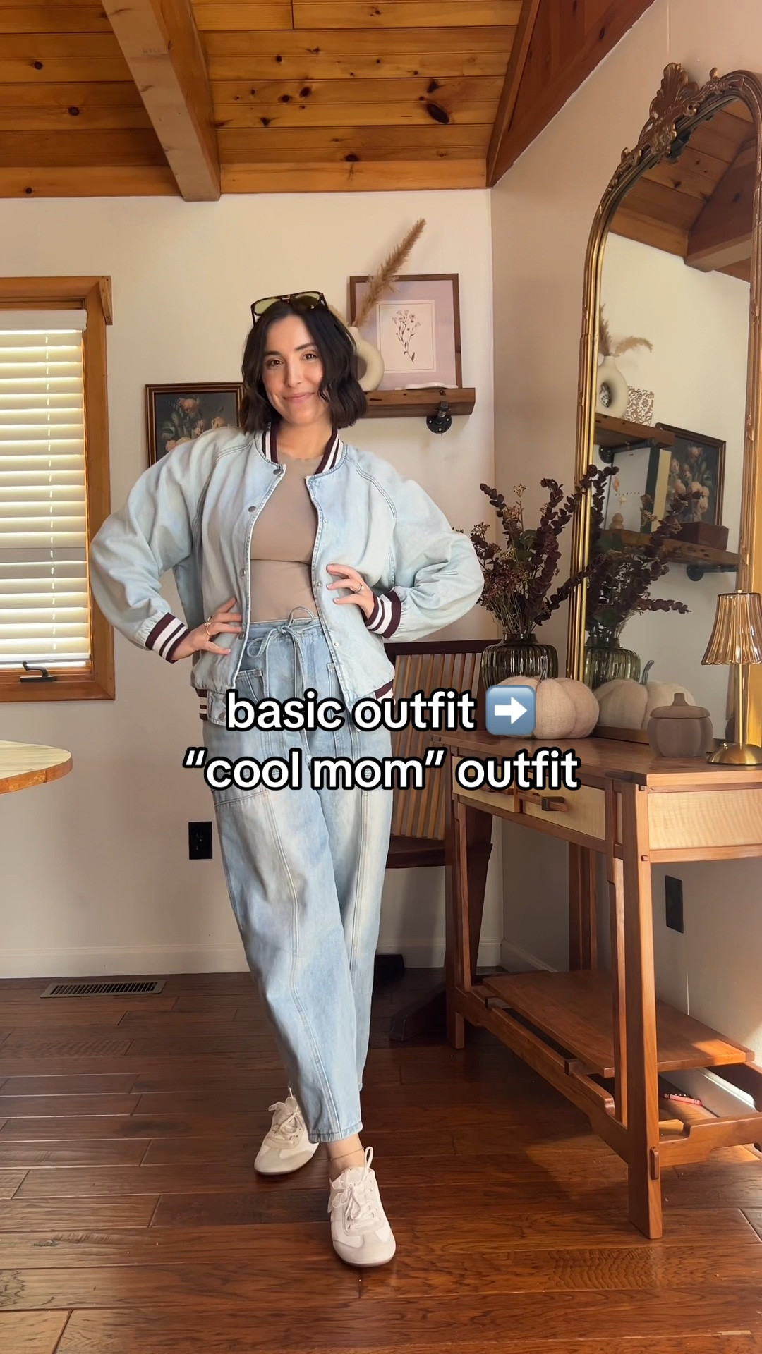 Target denim varsity jacket selling SO FAST! Under $50!! 🤩🤎

#LTKStyleTip #LTKShoeCrush #LTKFindsUnder50