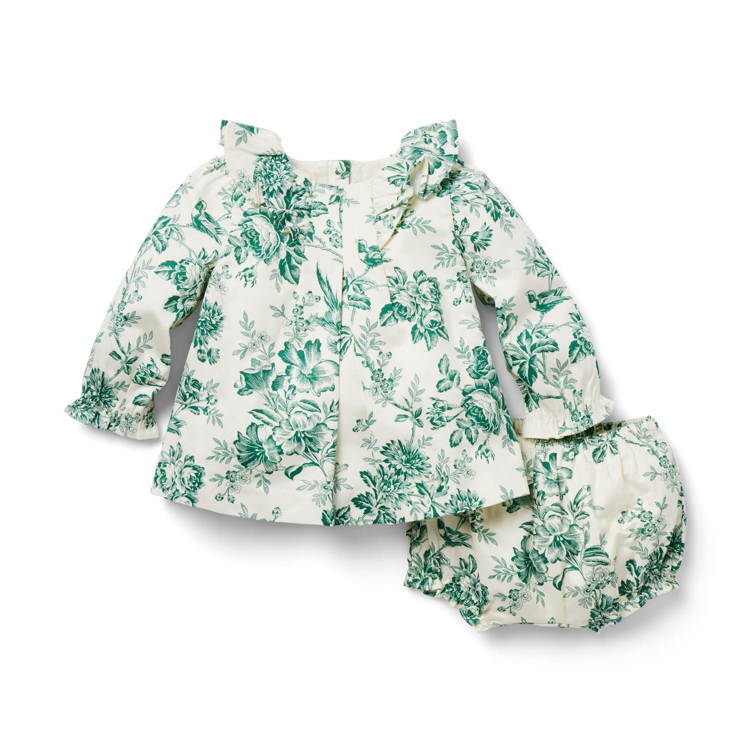 Baby Floral Toile Matching Set | Baby Dress Family Photos #LTKbaby #LTKbump #LTKfamily #LTKkids | Janie and Jack