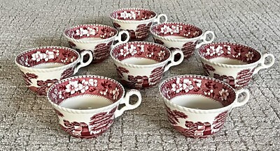 Copeland Spode's Tower England Flat Cup with Handle (red mark) Set of 8  | eBay | eBay US