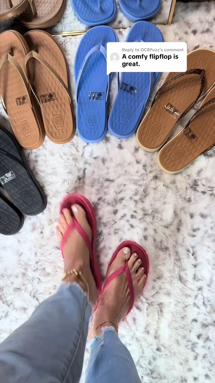 These flip flops feel way softer than they look, like you don’t expect them to be that comfy

#LTKFinds #LTKShoeCrush #LTKStyle
#HeyDude #SummerShoes #EasyWear #earnscommissions 

 #LTKSeasonal #LTKSwim #LTKTravel