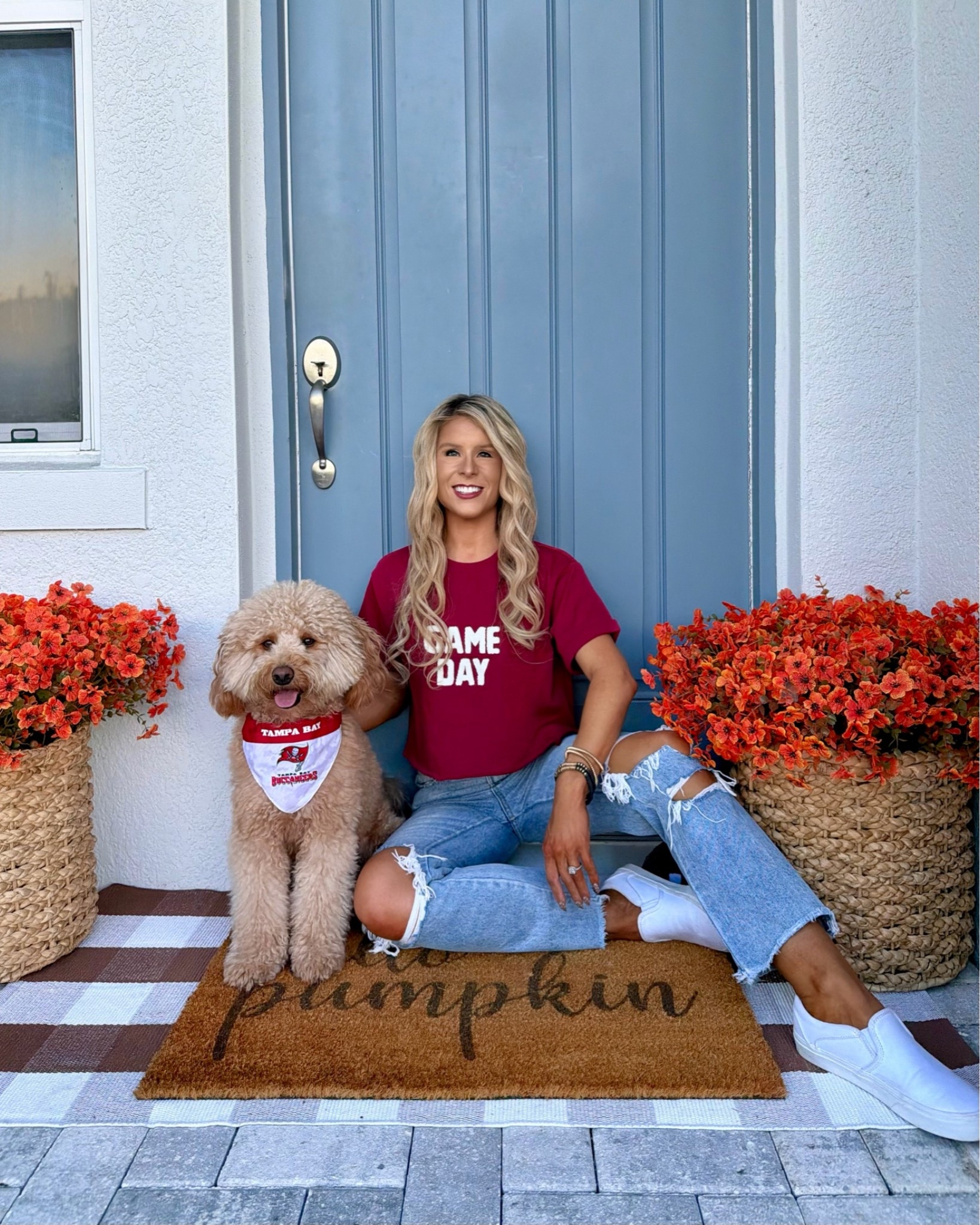 FOOTBALL SUNDAY GAME DAY OUTFIT or SUPER BOWL OUTFIT on SALE! 

Use code: SNAPHAPPY35 for 35% OFF this game day cropped T-shirt, the highwaisted jeans, +  all @VICI 

Sharing lots of tailgate + game day outfits to wear this football season! They all come in a variety of colors to match your favorite football team. 

cropped game day tshirt, football fangear, tailgate outfit, football game outfit, Super Bowl outfit, Tampa bay Buccaneers fan gear, dog mom, dog bandana ￼

#LTKSaleAlert #LTKootd #LTKPetite