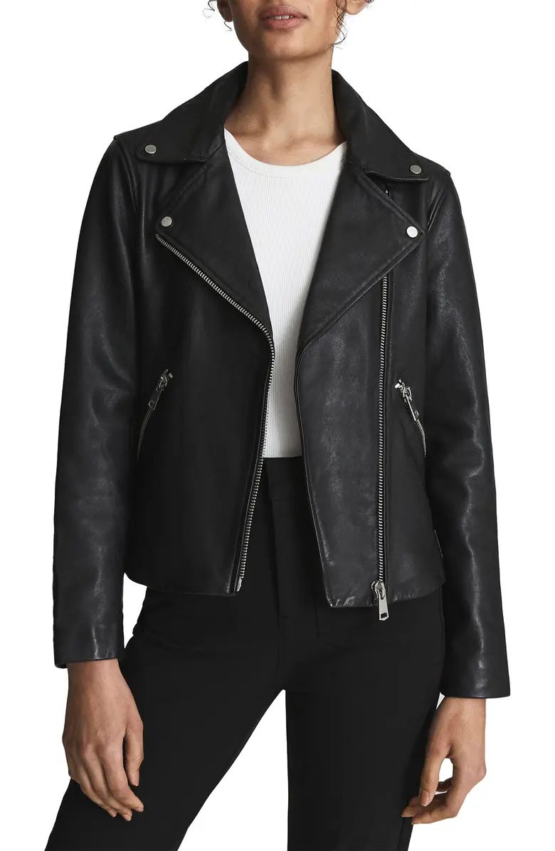 Grays Leather Moto Jacket | Nordstrom