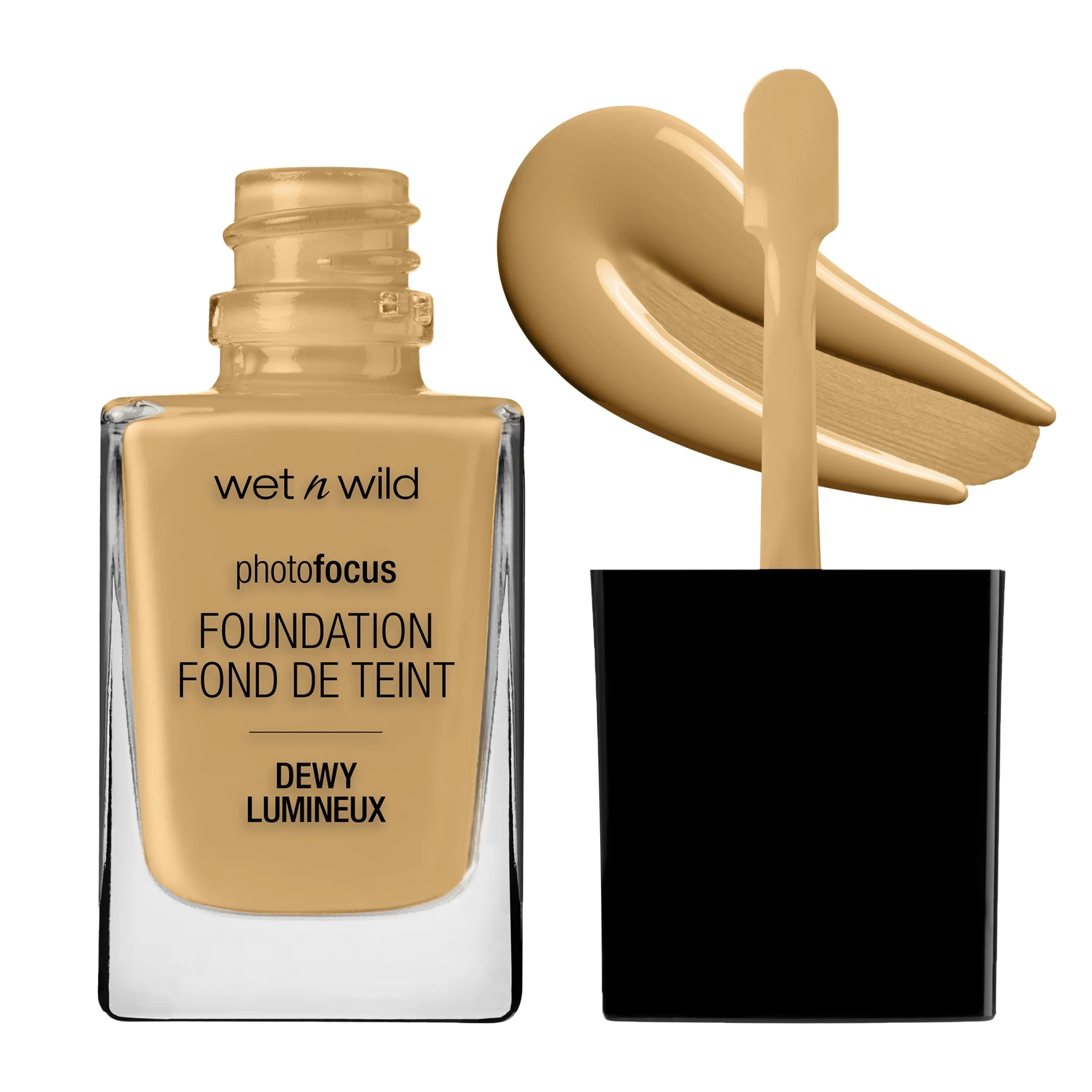 Wet n Wild Photo Focus Dewy Liquid Foundation Makeup, Desert Beige, 1.0 fl oz | Walmart (US)