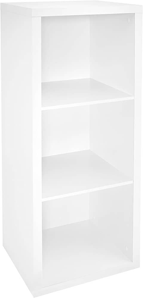 ClosetMaid 1107 Decorative 3-Cube Storage Organizer, White | Amazon (US)