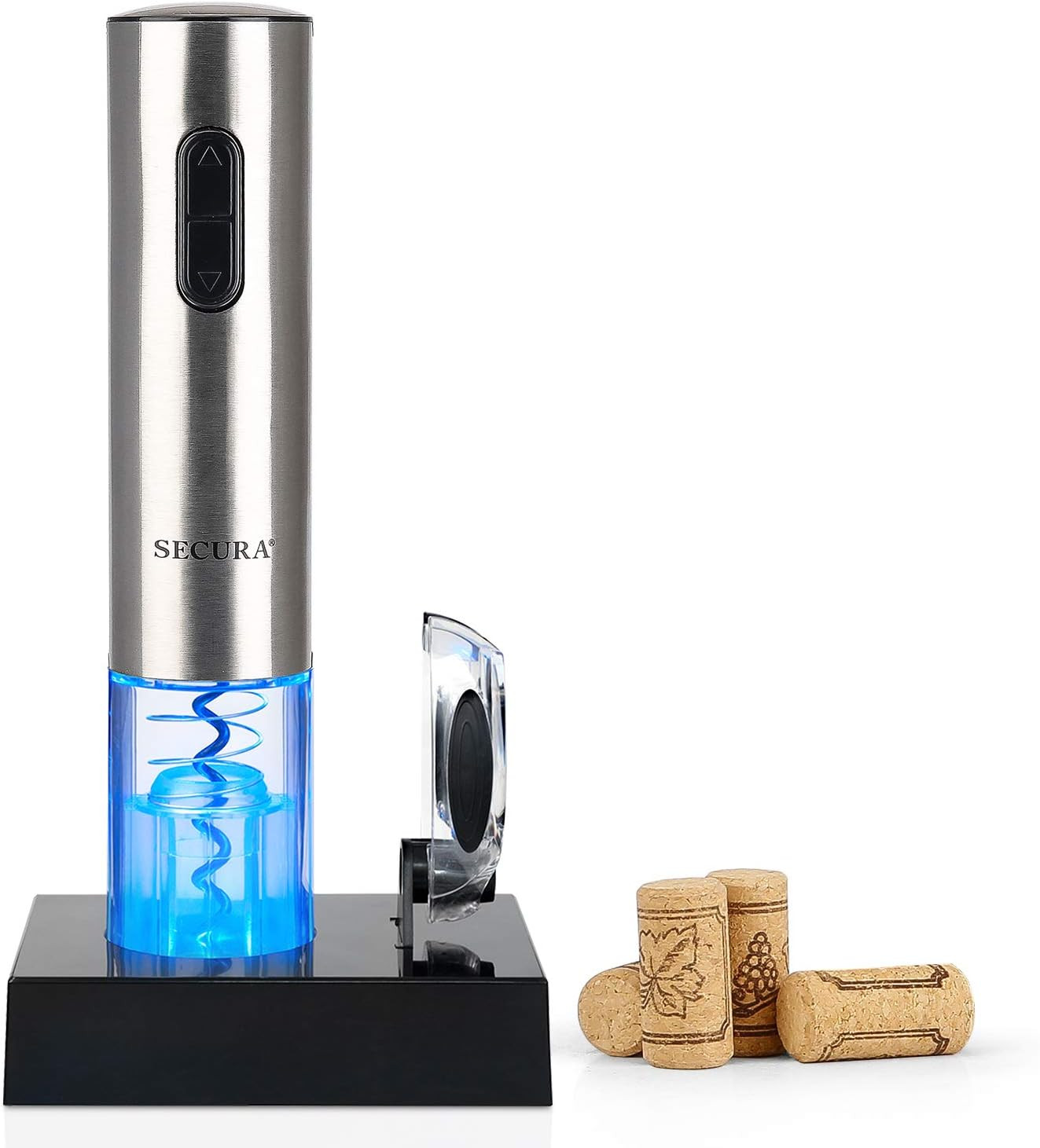 Secura Electric Wine Opener, Automatic Electric Wine Bottle Corkscrew Opener with Foil Cutter, Re... | Amazon (US)